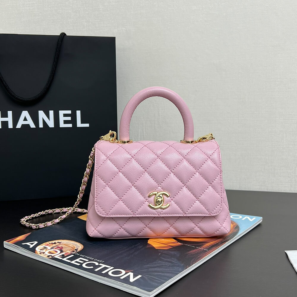 Chanel MINI COCO Handle Bag(HIGH-END GRADE)