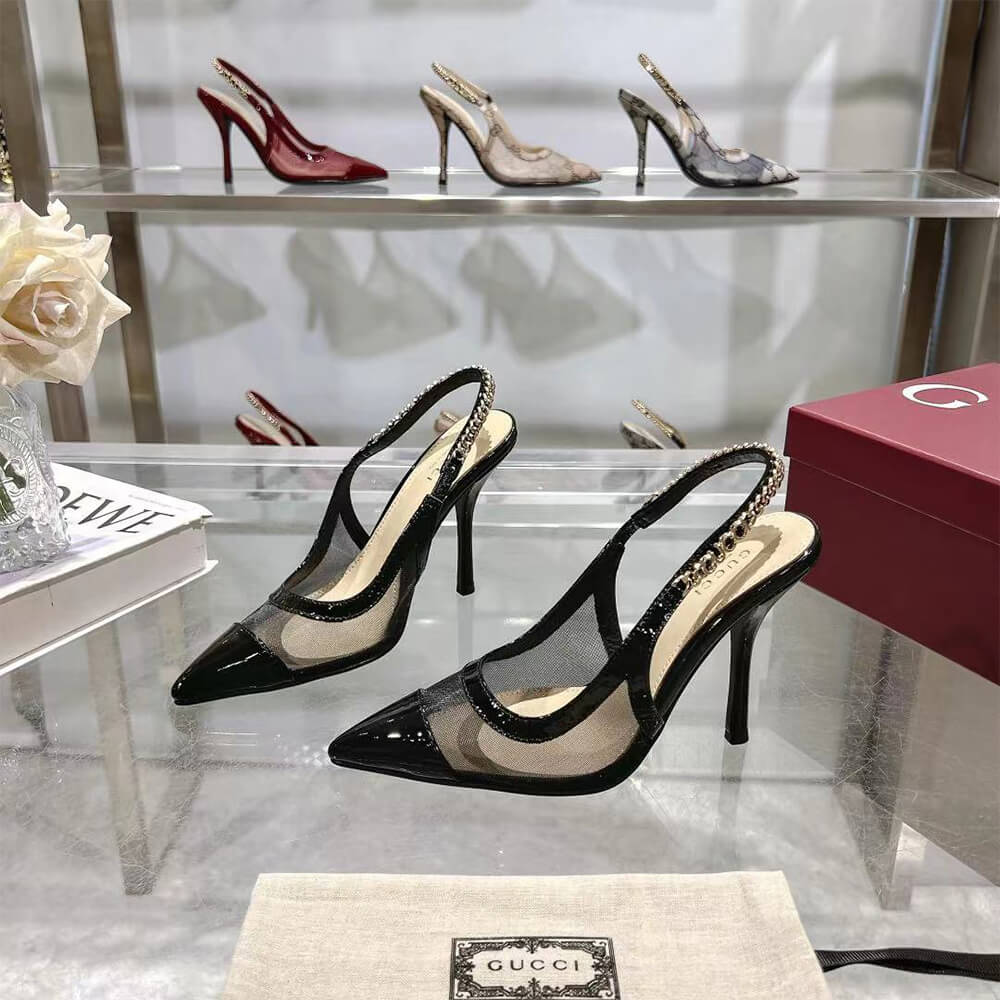 Gucci Signoria slingback pump