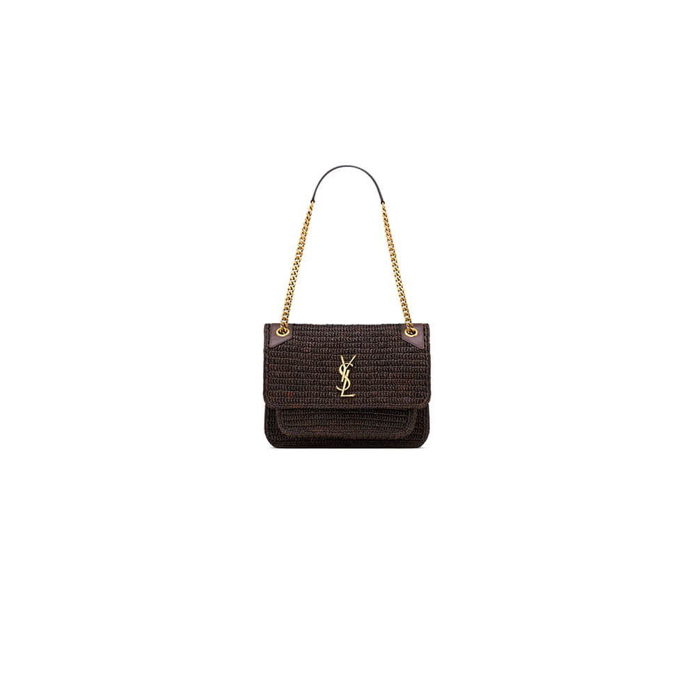 YSL NIKI medium in raffia(HIGH-END GRADE)