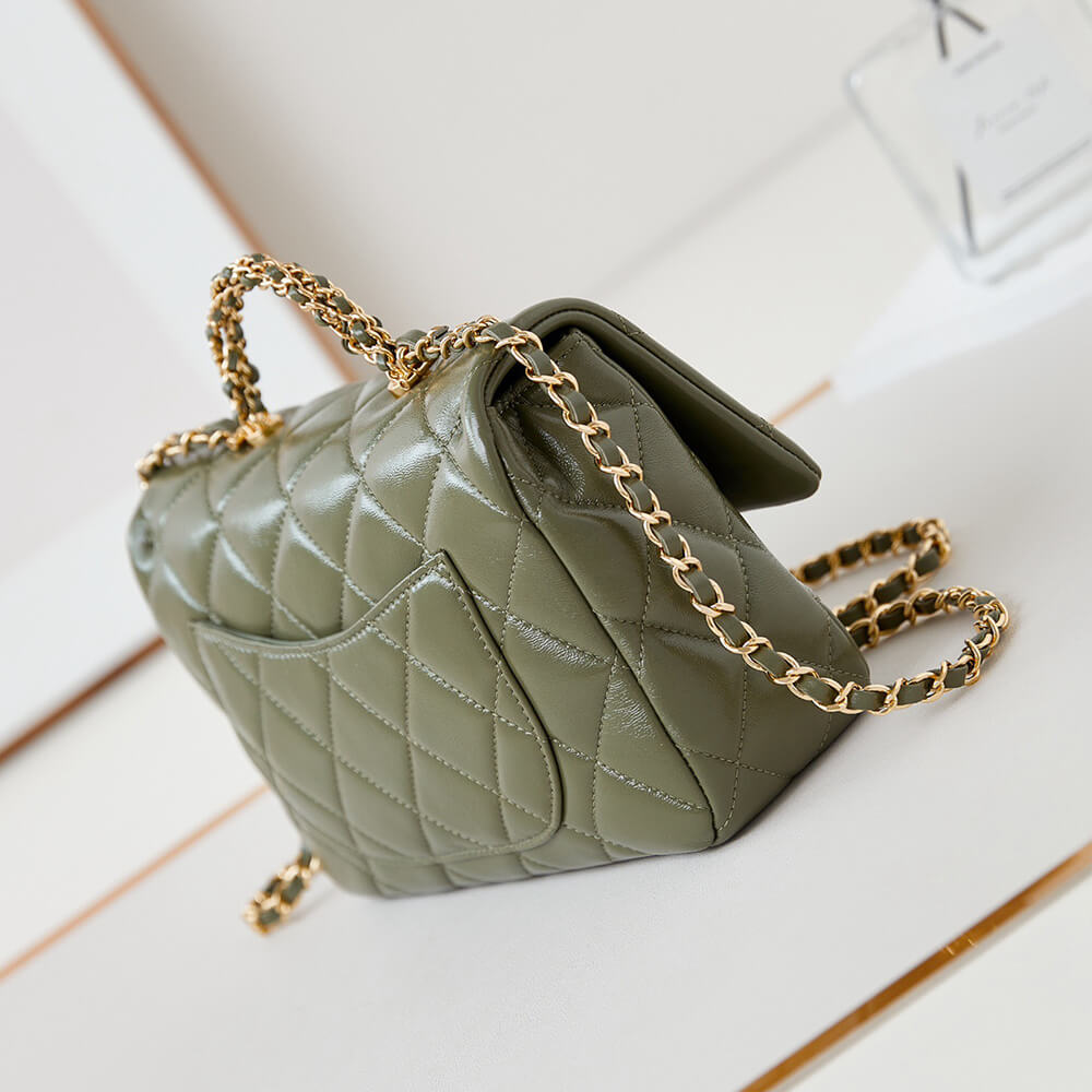 CHANEL Flap Bag with Top Handle