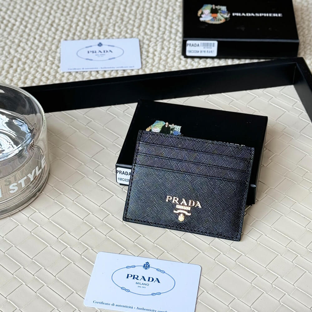 Prada Saffiano Leather Card Holder