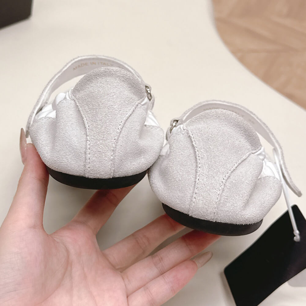 PRADA Re-Nylon and suede ballet flats