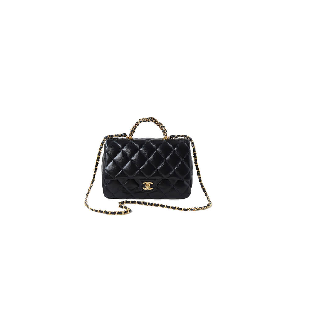 CHANEL Flap Bag with Top Handle