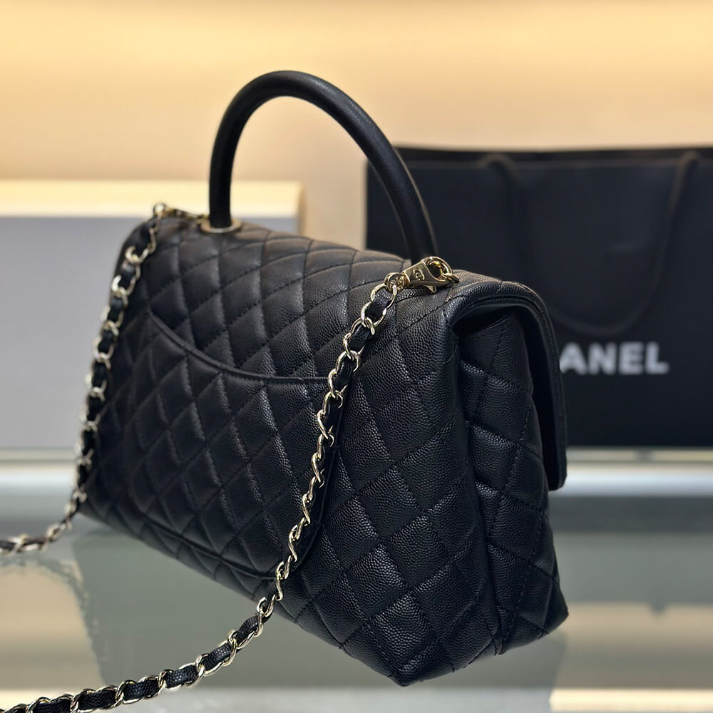 CHANEL Large Flap Bag With Top Handle(high-end grade)