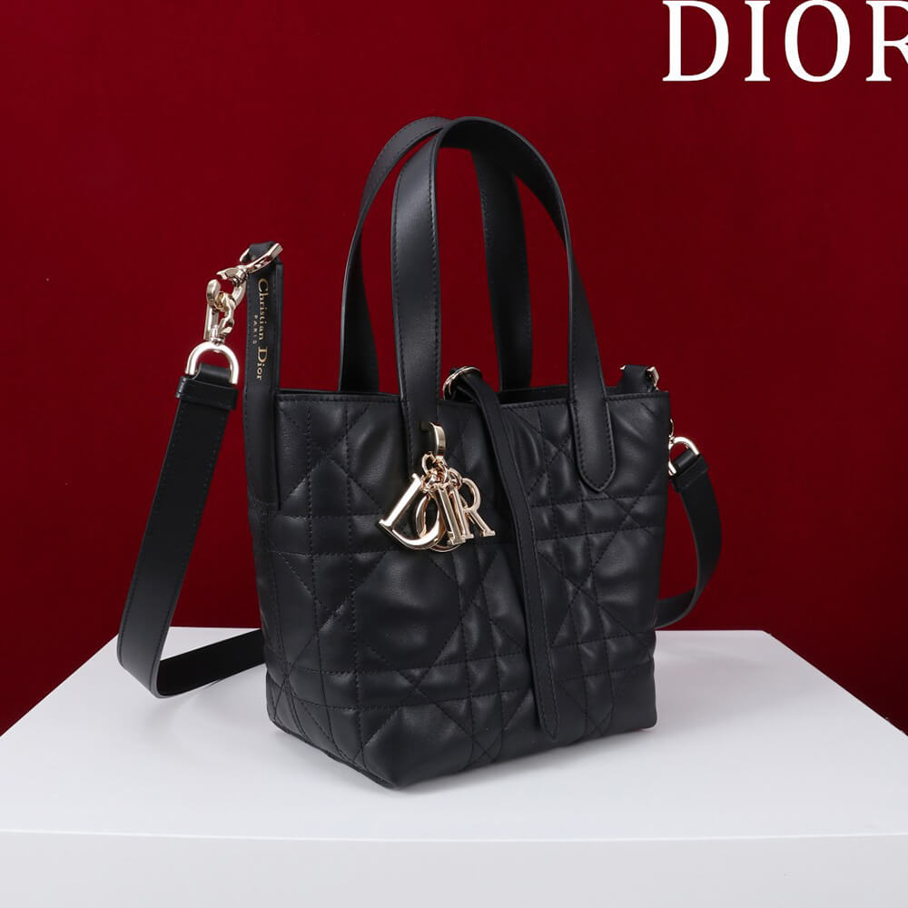 Small Dior Toujours Vertical Tote Bag(high-end grade)
