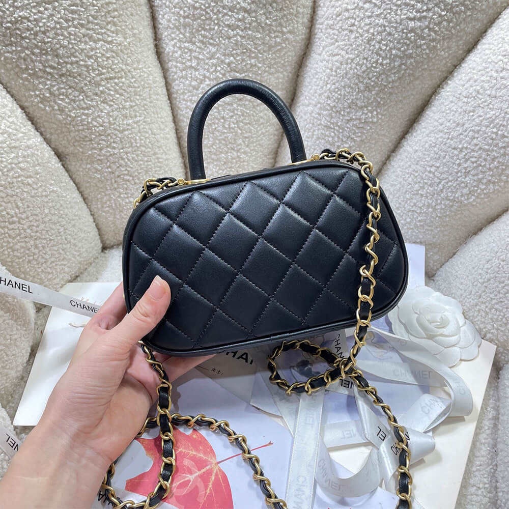 CHANEL Mini Bowling Bag(HIGH-END GRADE)